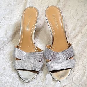 Silver Heels by Enzo Angiolini Size 9.5